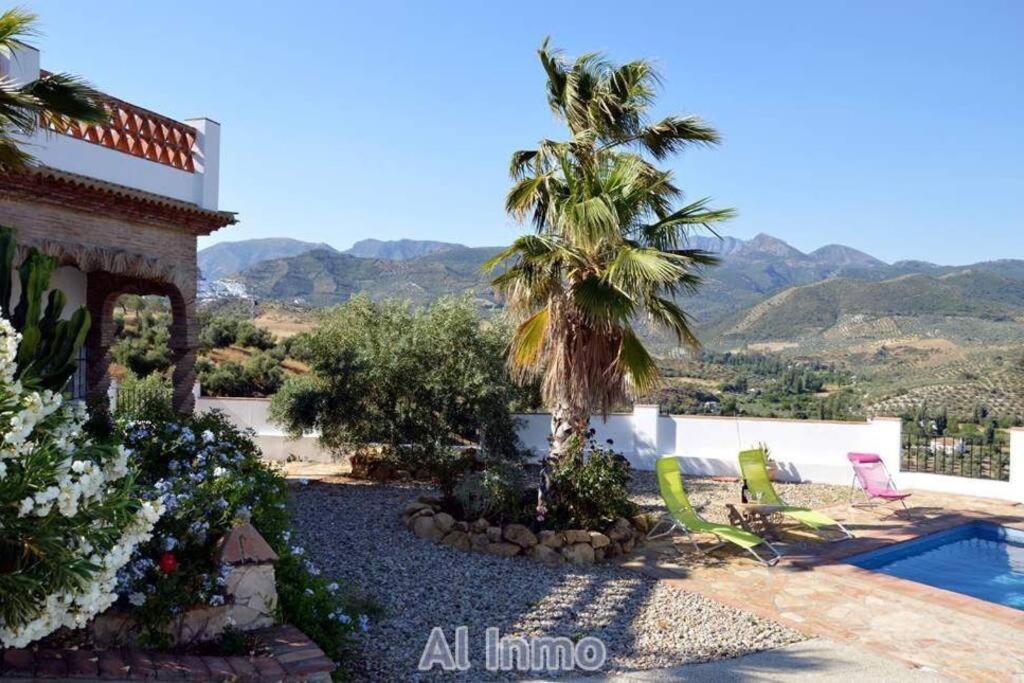 Las Palmeras - Ein Stueck Vom Paradies - Behagliches Haus Mit Pool Algodonales Exterior foto